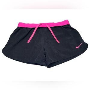 Nike Black/Pink Athletic Lightweight Running Short Size S
